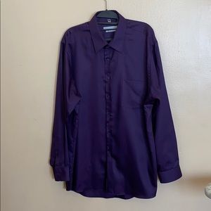 Men’s purple button up